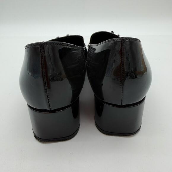 Saint Laurent Elegant Patent Leather Tassel Accents Pumps Women's Size 7 IT 37 - Picture 6 of 8